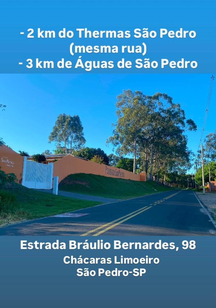 Pousada San Pietro - 2 Km Thermas Sao Pedro  Exteriér fotografie